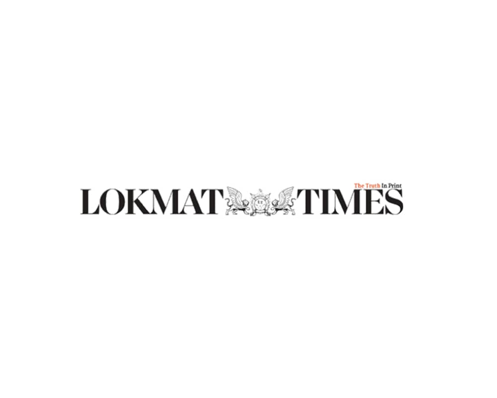 Lokmat Times logo on a white background